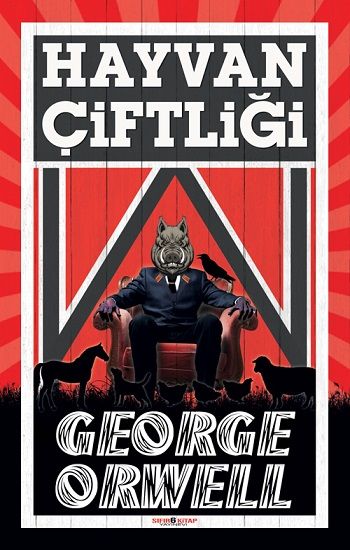 Hayvan Çiftliği – George Orwell – Sıfır6 Yayınevi – kitap kapağı