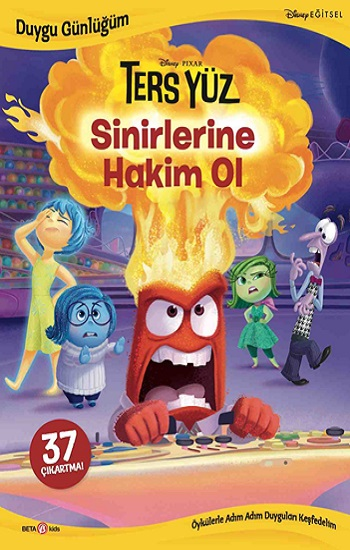 Disney-Duygu Günlüğüm Ters Yüz Sinirlerine Hakim Ol - Beta Kids Kitap