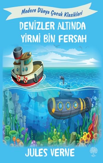 Denizler Altında Yirmi Bin Fersah – Jules Verne – Platanus Publishing – kitap kapağı