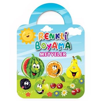 Meyveler - Renkli Boyama – Kolektif – Baloonkids Yayınevi – kitap kapağı