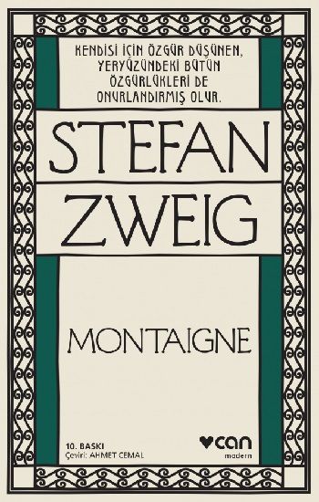 Montaigne – Stefan Zweig – Can Yayınları – kitap kapağı