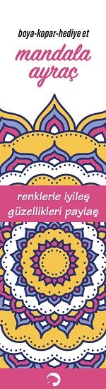 Mandala Ayraç Pembe - Leopar Yayınları Kitap