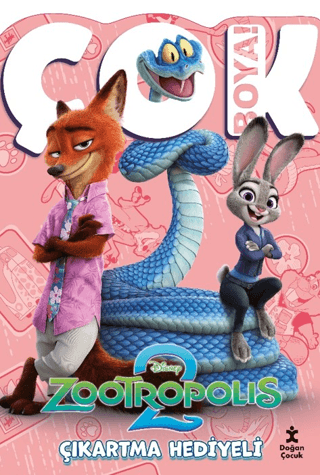 Zootropolis 2: Çok Boya! - Çıkartmalı Dev Boyama Kitabı - Doğan Çocuk Kitap