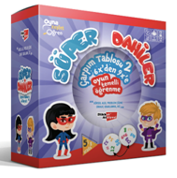 Süper Dahiler Çarpım Tablosu 2  (6x’den 9x’e) - Dikkat Atölyesi Yayınları Kitap