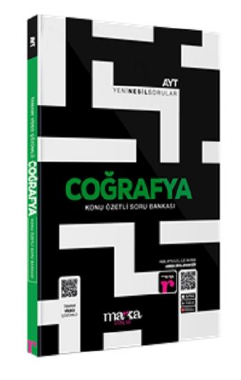 2025 AYT Coğrafya Konu Özetli Yeni Nesil Soru Bankası Tamamı Video Çözümlü (Ciltli) - Marka Yayınları Kitap