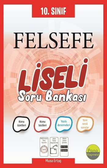 10.Sınıf Liseli Felsefe Soru Bankası - Pano Yayınevi Kitap
