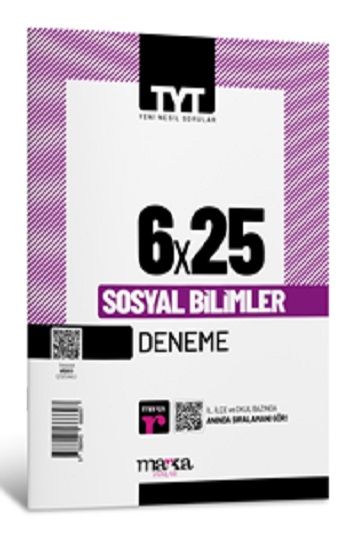 2025 TYT Sosyal Bilimler 6 Deneme Tamamı Video Çözümlü - Marka Yayınları Kitap