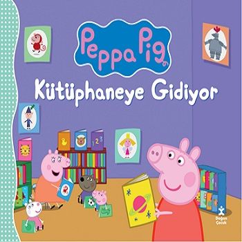 Peppa Pig - Kütüphaneye Gidiyor – Kolektif – Doğan Çocuk – kitap kapağı