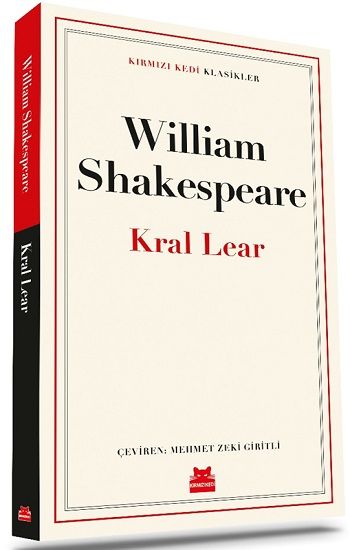 Kral Lear – William Shakespeare – Kırmızı Kedi Yayınevi – kitap kapağı
