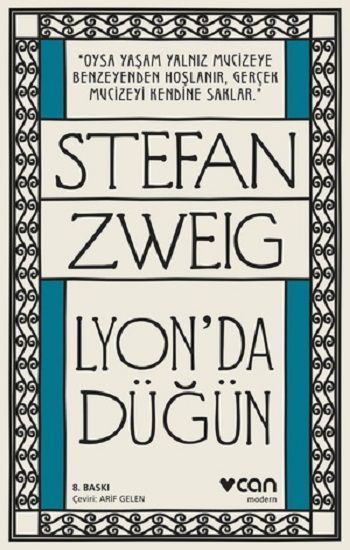 Lyon’da Düğün – Stefan Zweig – Can Yayınları – kitap kapağı