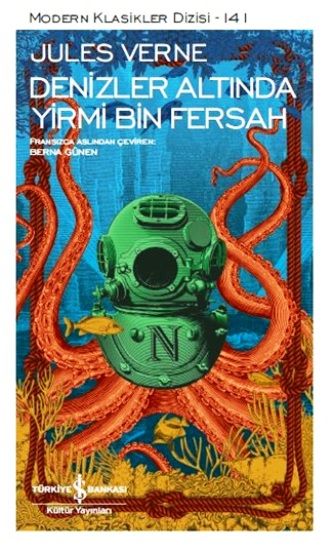 Denizler Altında Yirmi Bin Fersah – Jules Verne – İş Bankası Kültür Yayınları – kitap kapağı