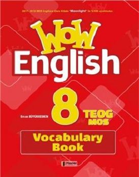 TEOG Mos Wow 8 English Vocabulary Book – Ercan Büyükkeskin – Master Publishing – kitap kapağı