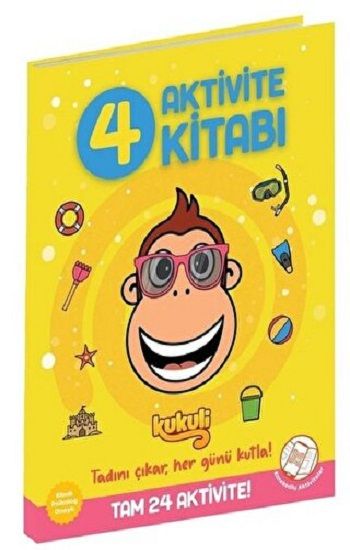 KUKULİ AKTİVİTE KİTABI - 4 – Serhat Akdeniz, Buket Kurt – Beta Kids – kitap kapağı