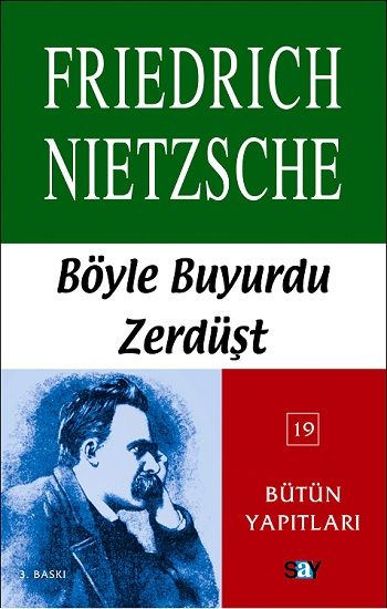 Böyle Buyurdu Zerdüşt – Friedrich Wilhelm Nietzsche – Say Yayınları – kitap kapağı