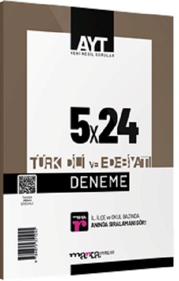 2025 AYT Türk Dili ve Edebiyatı 5 Deneme Tamamı Video Çözümlü - Marka Yayınları Kitap