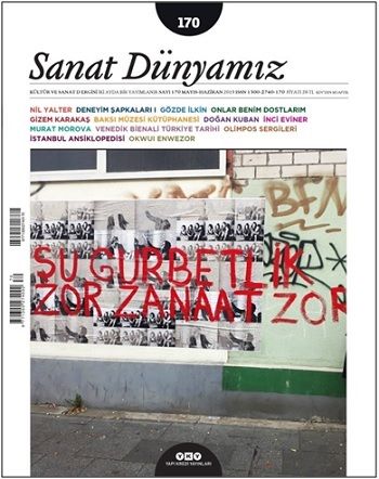Sanat Dünyamız 170 , Mayıs- Haziran 2019 – Kolektif – Yapı Kredi Yayınları - Dergi – kitap kapağı