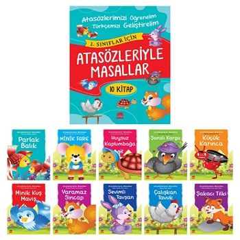 Atasözleriyle Masallar (10 Kitap) - Ema Kitap Kitap