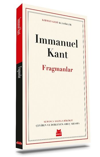 Fragmanlar – Immanuel Kant – Kırmızı Kedi Yayınevi – kitap kapağı