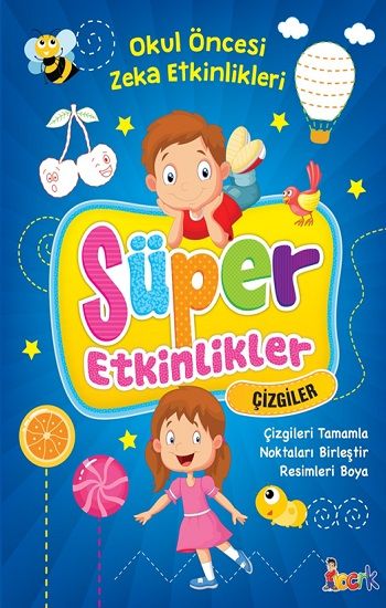 Süper Etkinlikler Çizgiler - Bıcırık Yayınları Kitap
