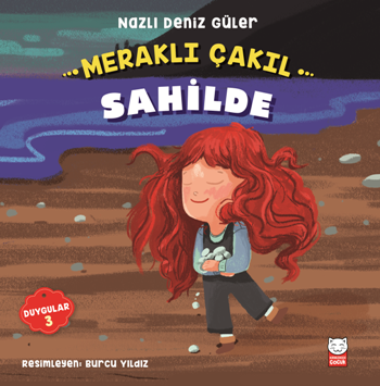 Meraklı Çakıl Sahilde - Kırmızı Kedi Yayınevi Kitap