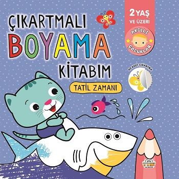 Çıkartmalı Boyama Kitabım - Tatil Zamanı – Kolektif – Parıltı Yayınları – kitap kapağı