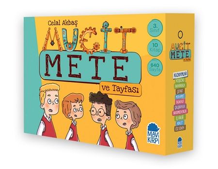 Mucit Mete ve Tayfası - 10 Kitap Takım – Celal Akbaş – Mavi Kirpi Yayınları – kitap kapağı