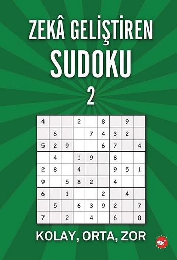 Zeka Geliştiren Sudoku 2 - Beyaz Balina Yayınları Kitap