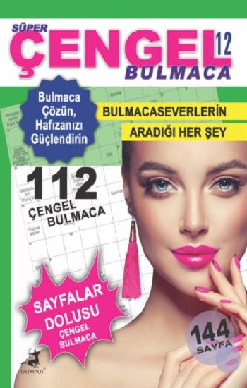 Süper Çengel Bulmaca- 12 - Olimpos Yayınları Kitap