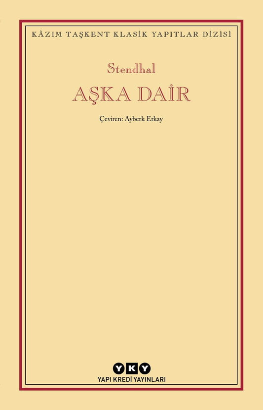 Aşka Dair - Yapı Kredi Yayınları Kitap