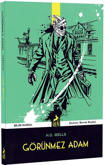 Görünmez Adam – H.G. Wells – Ren Kitap – kitap kapağı
