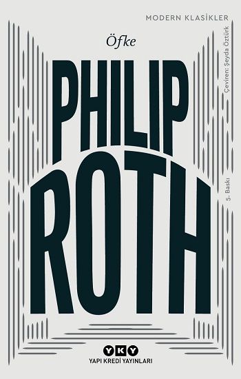 Öfke – Philip Roth – Yapı Kredi Yayınları – kitap kapağı