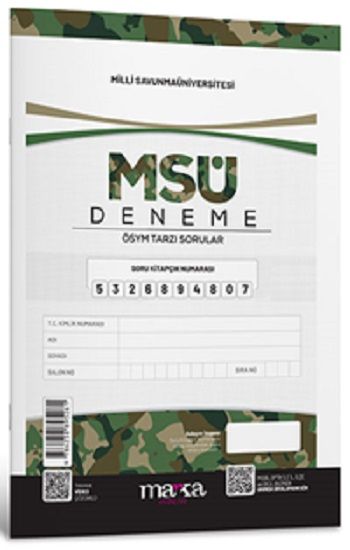2025 MSÜ Yeni Nesil Deneme Tamamı Video Çözümlü – Marka Komisyon – Marka Yayınları – kitap kapağı