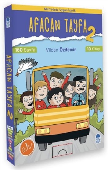 Afacan Tayfa 2 - 1.Sınıf Okuma Seti (10 Kitap Takım) – Vildan Özdemir – Mavi Kirpi Yayınları – kitap kapağı