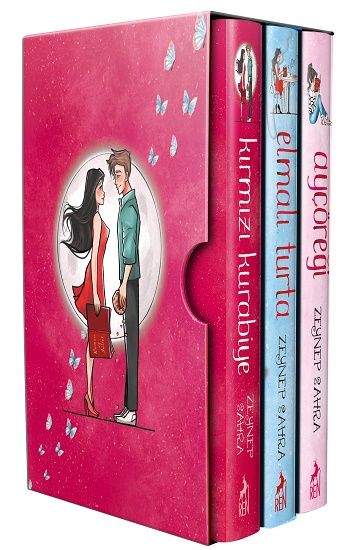 Ayçöreği – Elmalı Turta – Kırmızı Kurabiye Set (Ciltli) – Zeynep Sahra – Ren Kitap – kitap kapağı