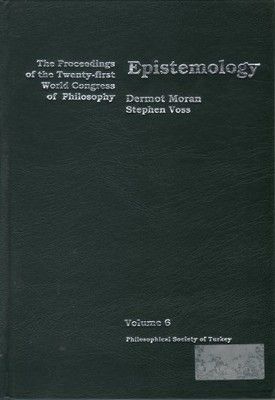 Epistemology - Türkiye Felsefe Kurumu Kitap