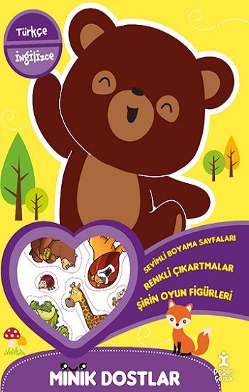 Minik Dostlar Ormanda Yürüyüş Boyama Kitabı – Kolektif – Doğan Çocuk – kitap kapağı