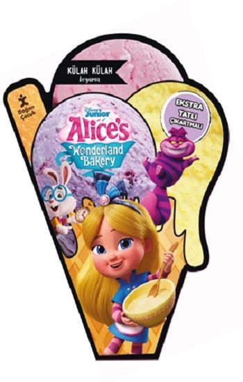 Disney Alice'in Harikalar Pastanesi - Külah Külah Boyama – Kolektif – Doğan Çocuk – kitap kapağı