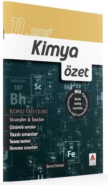 11. Sınıf Kimya Özet - Delta Kültür Yayınevi Kitap