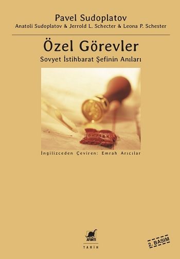 Özel Görevler : Sovyet İstihbarat Şefinin Anıları – Pavel Sudoplatov – Ayrıntı Yayınları – kitap kapağı