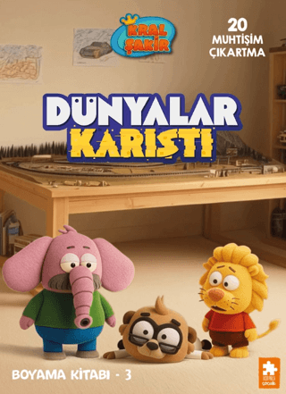 Kral Şakir Dünyalar Karıştı Boyama Kitabı - 3 - Eksik Parça Yayınları Kitap