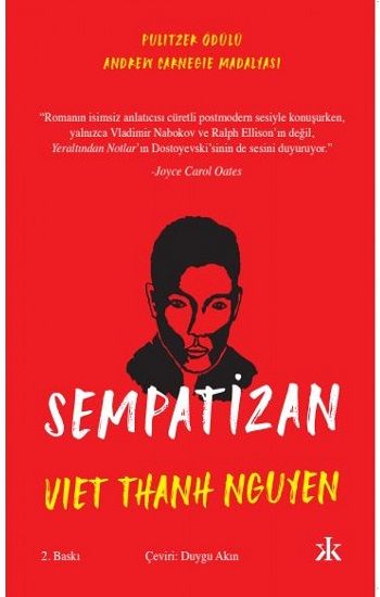 Sempatizan – Viet Thanh Nguyen – Kafka Yayınevi – kitap kapağı