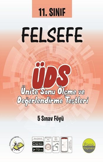 11.Sınıf Felsefe Ünite Değerlendirme Sınavı (5 Sınav) – Musa Ertaş – Pano Yayınevi – kitap kapağı