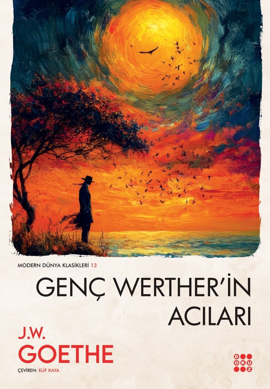 Genç Werther’in Acıları – Johann Wolfgang von Goethe – Dokuz Yayınları – kitap kapağı