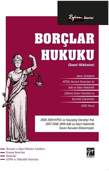 Reform Serisi Borçlar Hukuku - Gazi Kitabevi - Sınav Kitapları Kitap