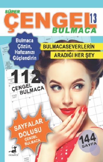 Süper Çengel Bulmaca- 13 - Olimpos Yayınları Kitap