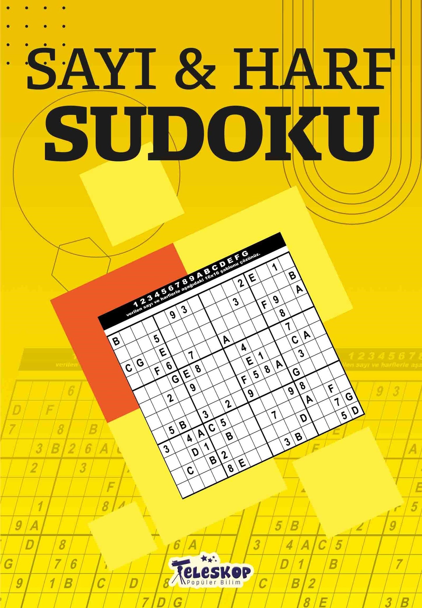 Sayı ve Harf Sudoku – Hakan Kayar – Teleskop Popüler Bilim – kitap kapağı