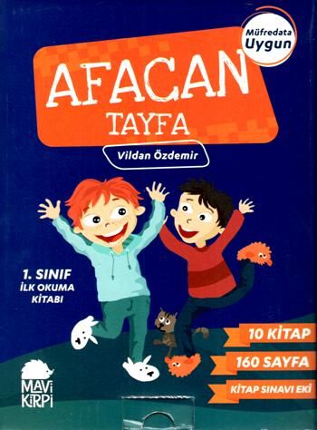 Afacan Tayfa (1.Sınıf 10 Kitap Set) – Vildan Özdemir – Mavi Kirpi Yayınları – kitap kapağı