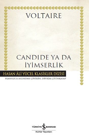 Candide ya da İyimserlik – Voltaire – İş Bankası Kültür Yayınları – kitap kapağı