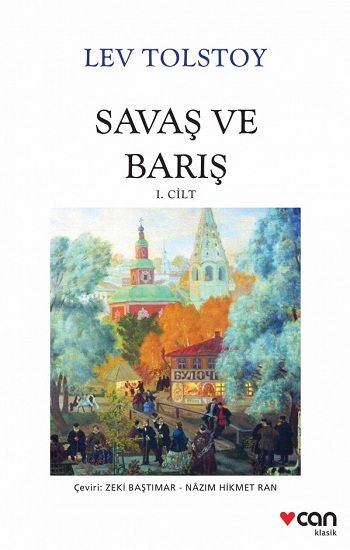 Savaş ve Barış (2 Cilt) – Lev Nikolayeviç Tolstoy – Can Yayınları – kitap kapağı