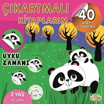 Çıkartmalı Kitaplarım - Uyku Zamanı – Barbaros Özcan – 0-6 Yaş Yayınları – kitap kapağı